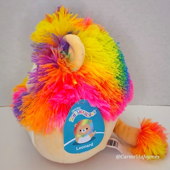 LEONARD 🦁 Rainbow Lion Original Squishmallows by Kelly Toy NWT - Picture 2 of 8